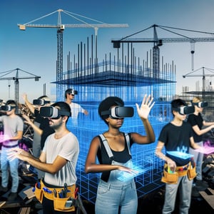 virtual reality construction setting