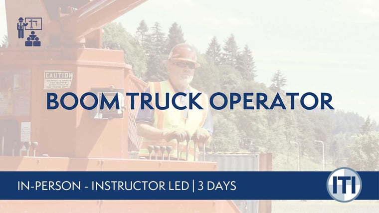 Boom Truck Operator Training